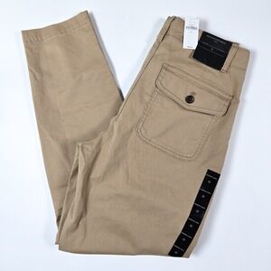 NEW Banana Republic Authentic Chino Womens Size 0 Khaki Tan